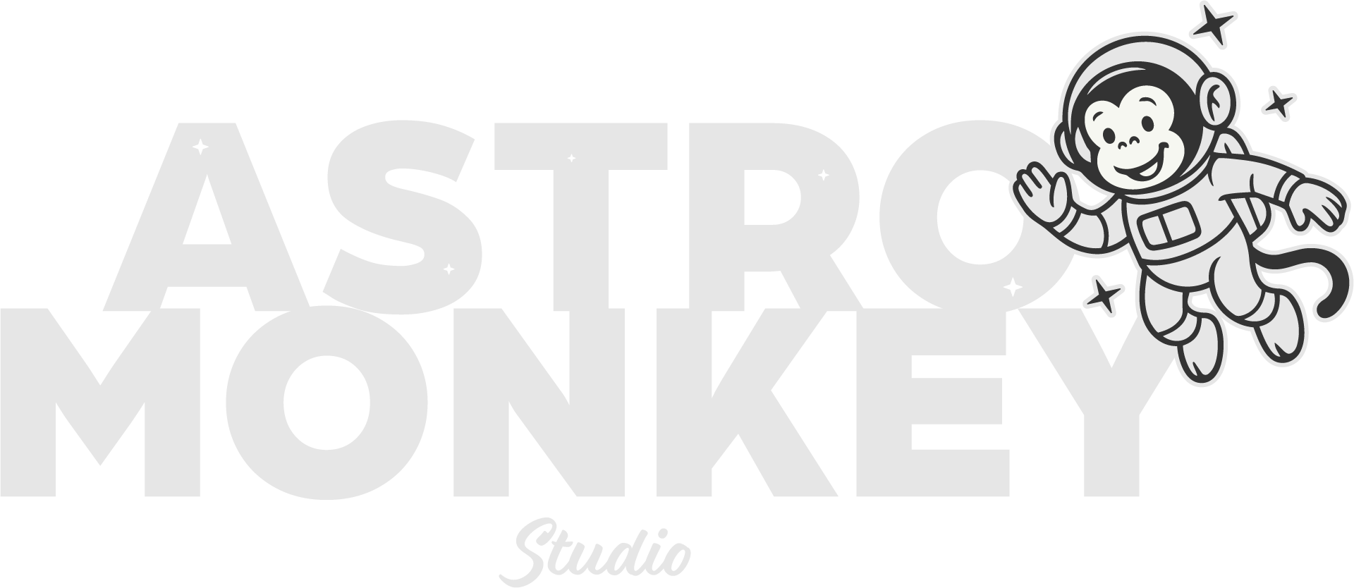 Logo Astro Monkey Studio Light@2x